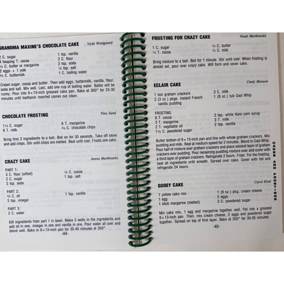 VTG 2004 Cooking With Grace Lutheran Church Becker Minnesota MN Cookbook Spiral - Picture 10 of 16